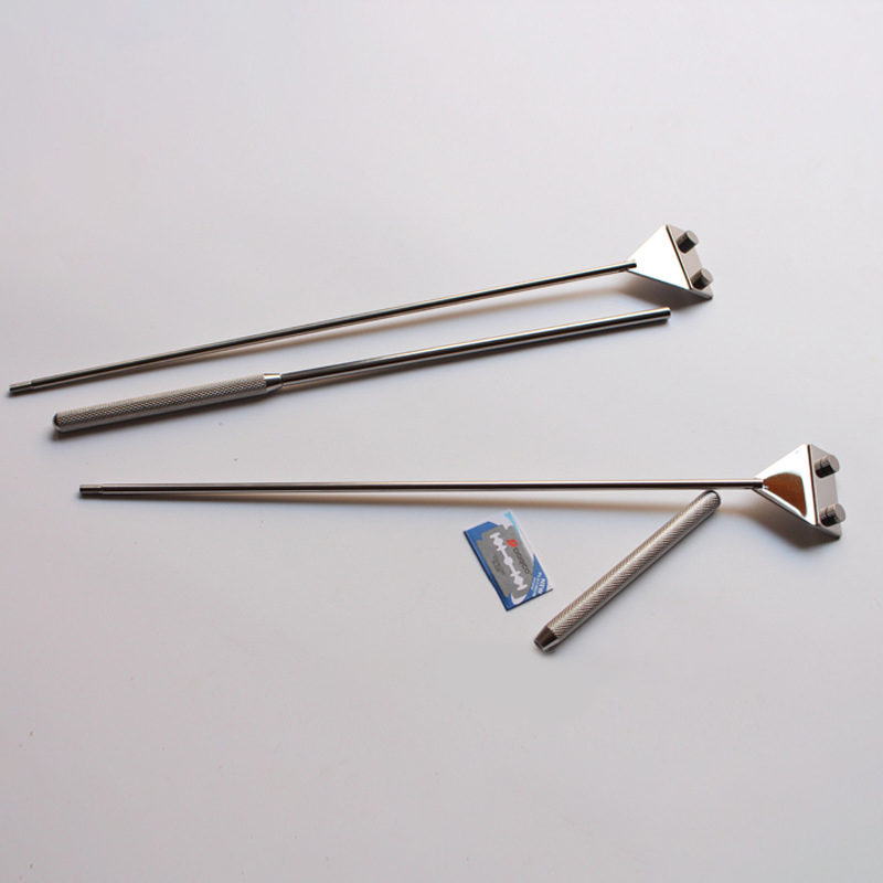 Marine Aquarium Glass Scraper - น้ำยาทำความสะอาดกระจกใบมีดสาหร่ายสำหรับตู้ปลาทำจากสแตนเลสใช้ในน้ำ