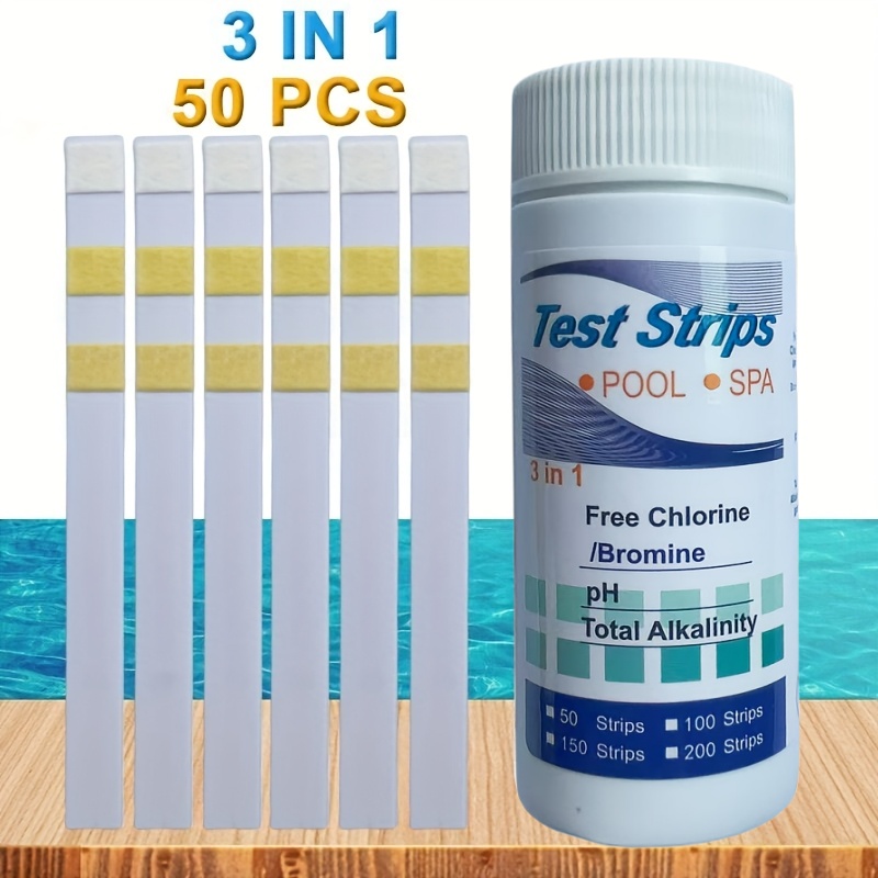 Marine Aquarium Bacteria - แถบทดสอบค่าคลอรีนและค่า pH สำหรับสปา สระว่ายน้ำ ตู้ปลา กระดาษทดสอบคุณภาพน้ำ