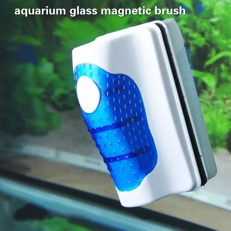 Marine Aquarium Glass Scraper - ตู้ปลาเครื่องขูดกระจกทําความสะอาดลอย Aquarium Cleaner Super Magnetic แปรงทําความสะอาดเครื่องมือทําความสะอาดตู้ปลา