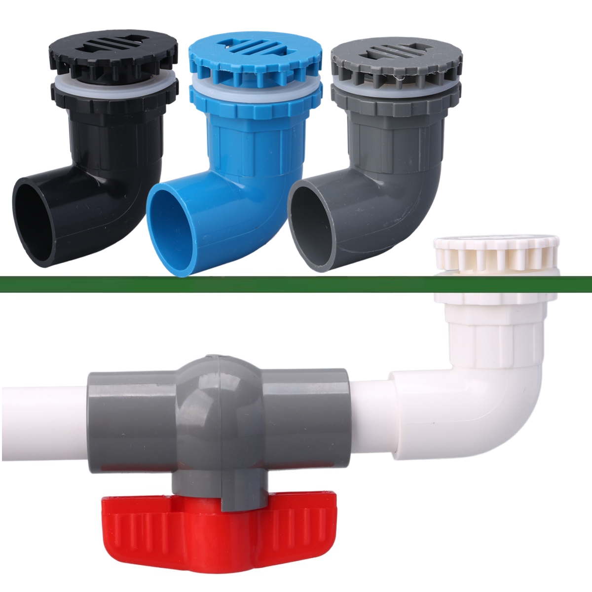 Marine Aquarium Overflow - 1 PC 20/25/32/40/50mm PVC ข้อต่อท่อ Aquarium