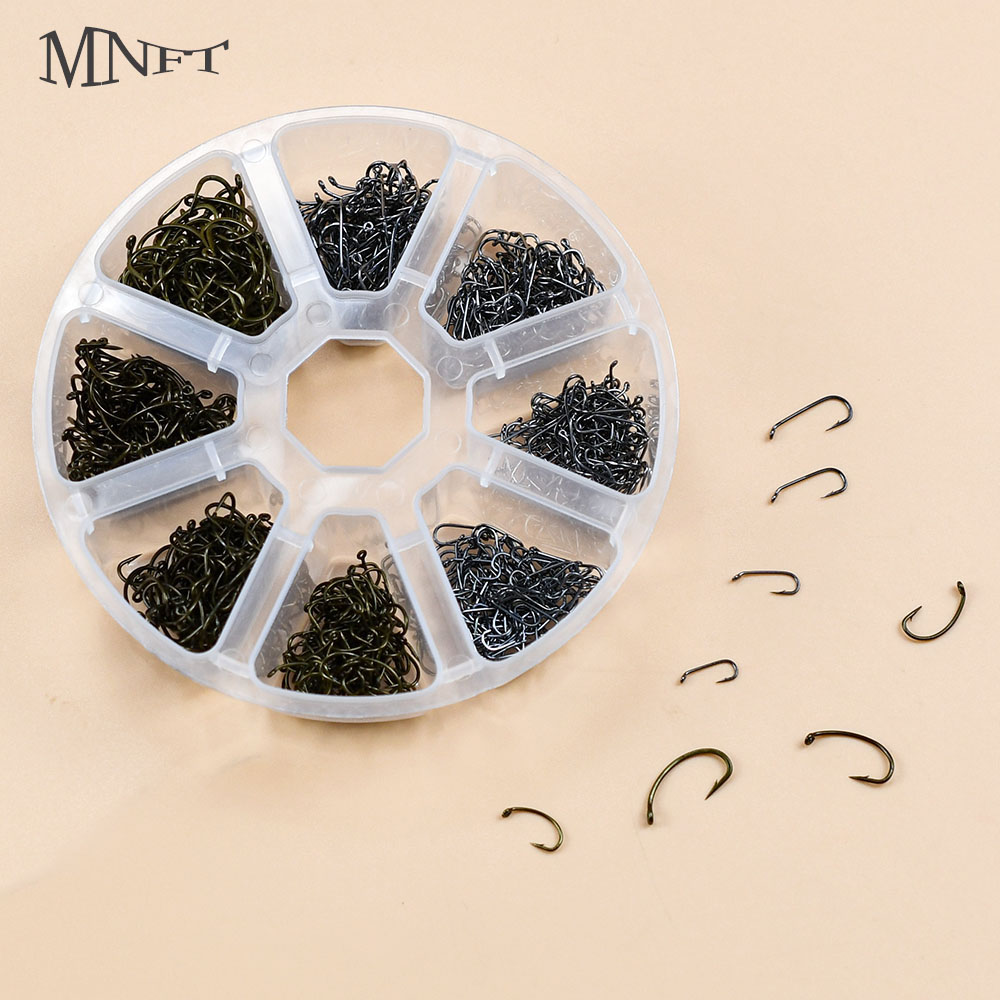 Marine Salt Mix - ชุดเบ็ดตกปลาแบบมีเงี่ยง 800 ชิ้น ทำจากเหล็กคาร์บอนสูง คมกริบ พร้อมกล่องเก็บทรงกลมแบบพกพา