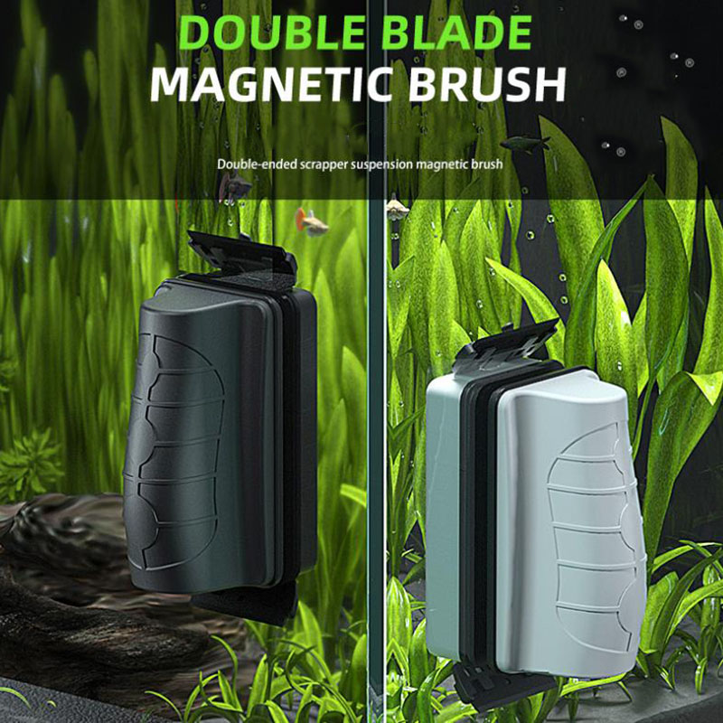 Marine Aquarium Glass Scraper - ใหม่ Magnetic Aquarium Fish Tank แปรงลอยทำความสะอาดกระจกหน้าต่างสาหร่าย