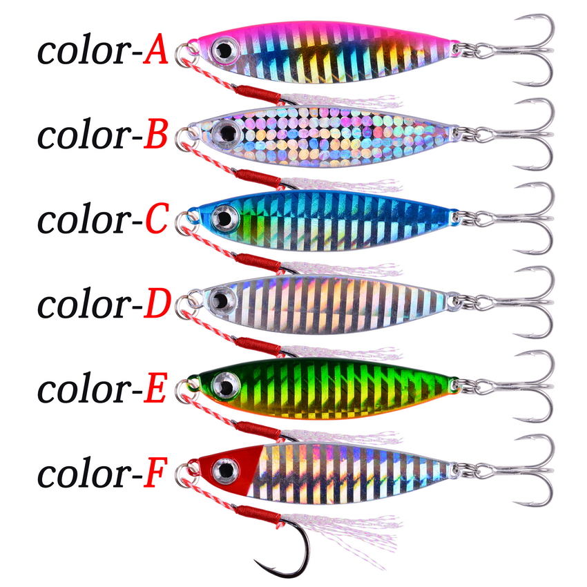 1Pc โลหะ Jig เหยื่อล่อปลาทะเล  - Marine Salt Mix บทวิจารณ์และราคา