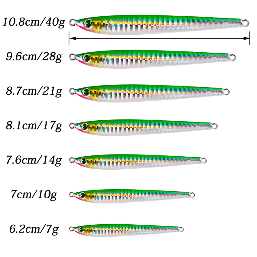 เหยื่อตกปลาโลหะหล่อ 10 ชิ้น/ชุ - Marine Salt Mix บทวิจารณ์และราคา
