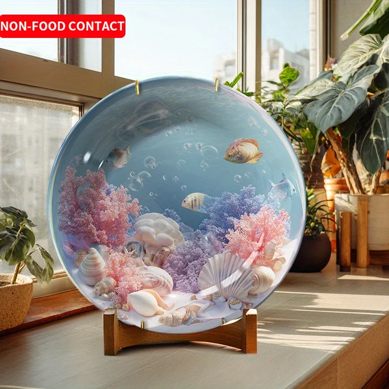 จานเซรามิกลายทะเลและของตกแต่งผ - Marine Aquarium Design บทวิจารณ์และราคา