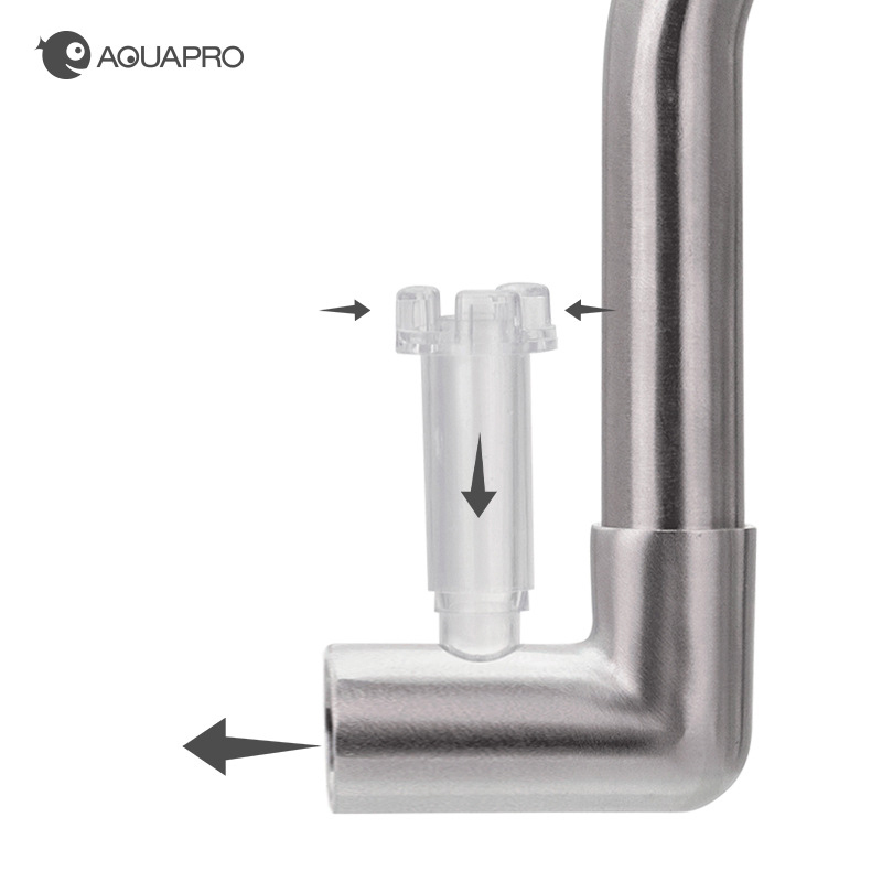 AQUAPRO มินิสแตนเลสไหลเข้า Out - Marine Aquarium Overflow บทวิจารณ์และราคา
