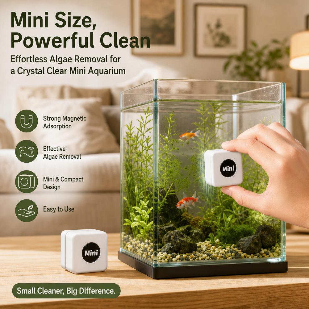 ที่ขูดตะไคร่น้ำแม่เหล็กแบบกระจ - Marine Aquarium Glass Scraper บทวิจารณ์และราคา