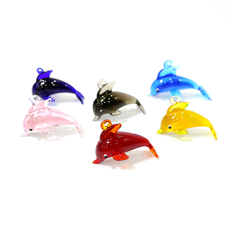 น่ารักปลาโลมาเสน่ห์แก้วจี้มินิ - Marine Aquarium Design บทวิจารณ์และราคา