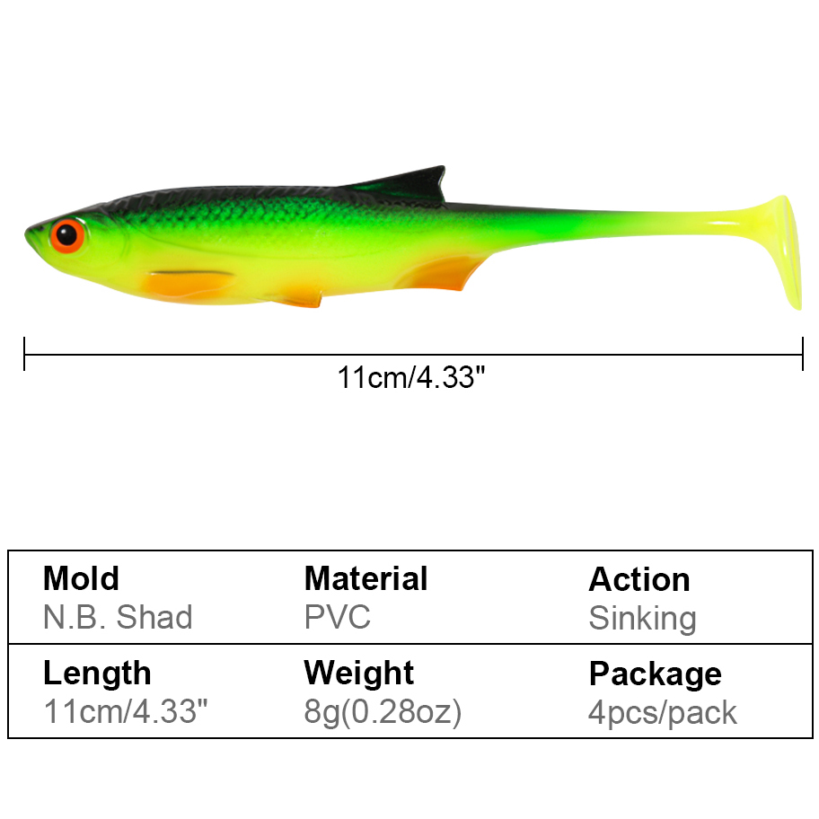 เหยื่อปลอม Spinpoler Shad Soft - Marine Salt Mix บทวิจารณ์และราคา