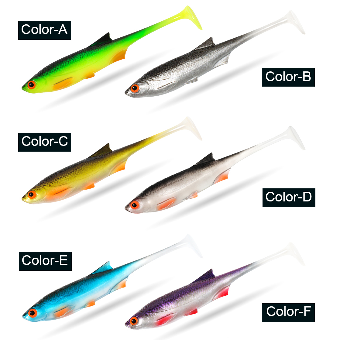 เหยื่อปลอม Spinpoler Shad Soft - Marine Salt Mix บทวิจารณ์และราคา