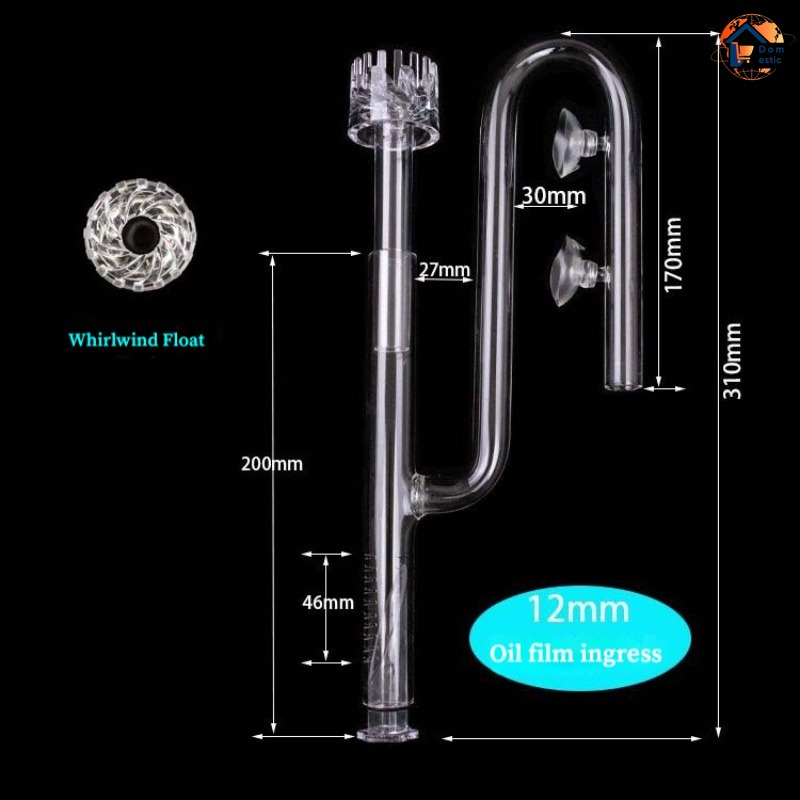 ท่อแก้วแบบ ADA ขนาด 13 มม. 17  - Marine Aquarium Overflow บทวิจารณ์และราคา