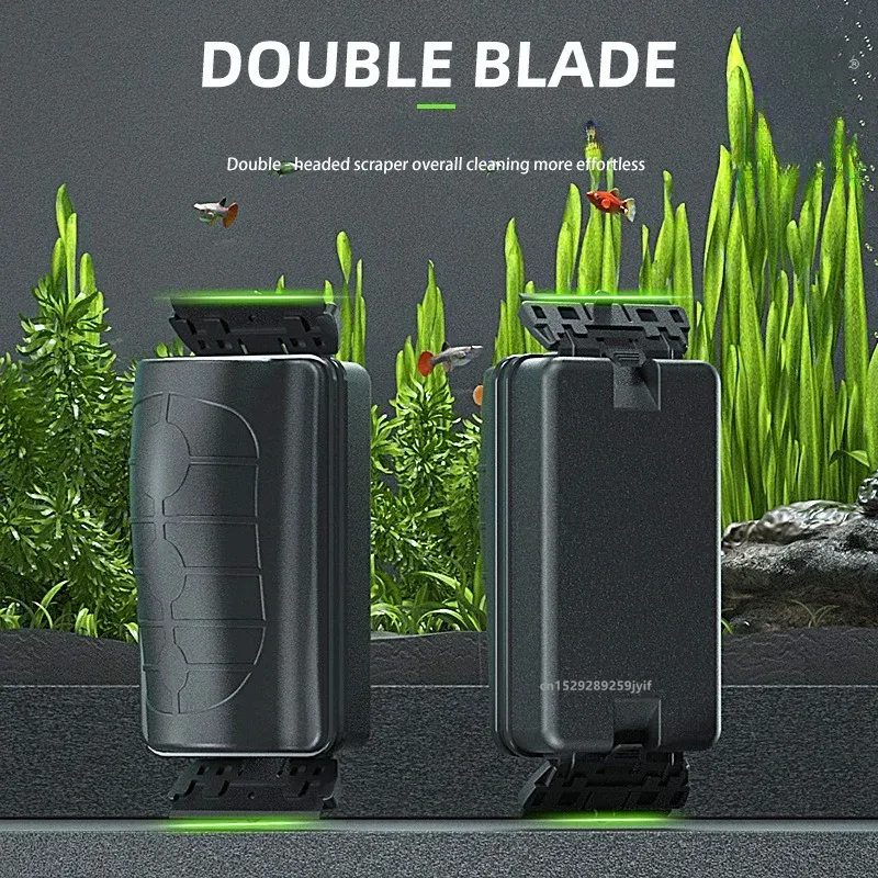 แปรงแม่เหล็กขนาดเล็กสำหรับตู้ป - Marine Aquarium Glass Scraper บทวิจารณ์และราคา